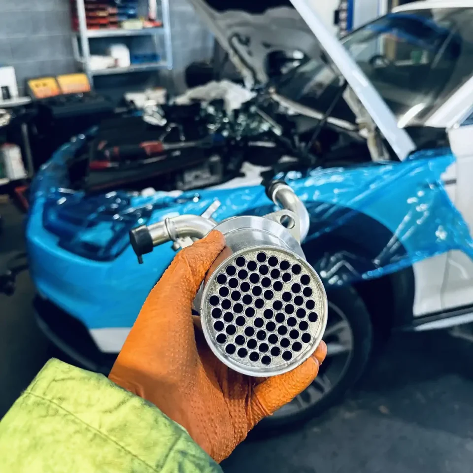 Audi during EGR cooler replacement
