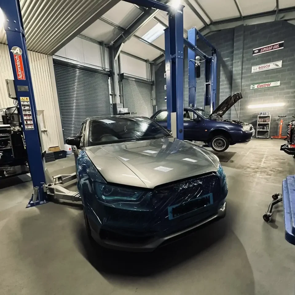 Servicing an Audi